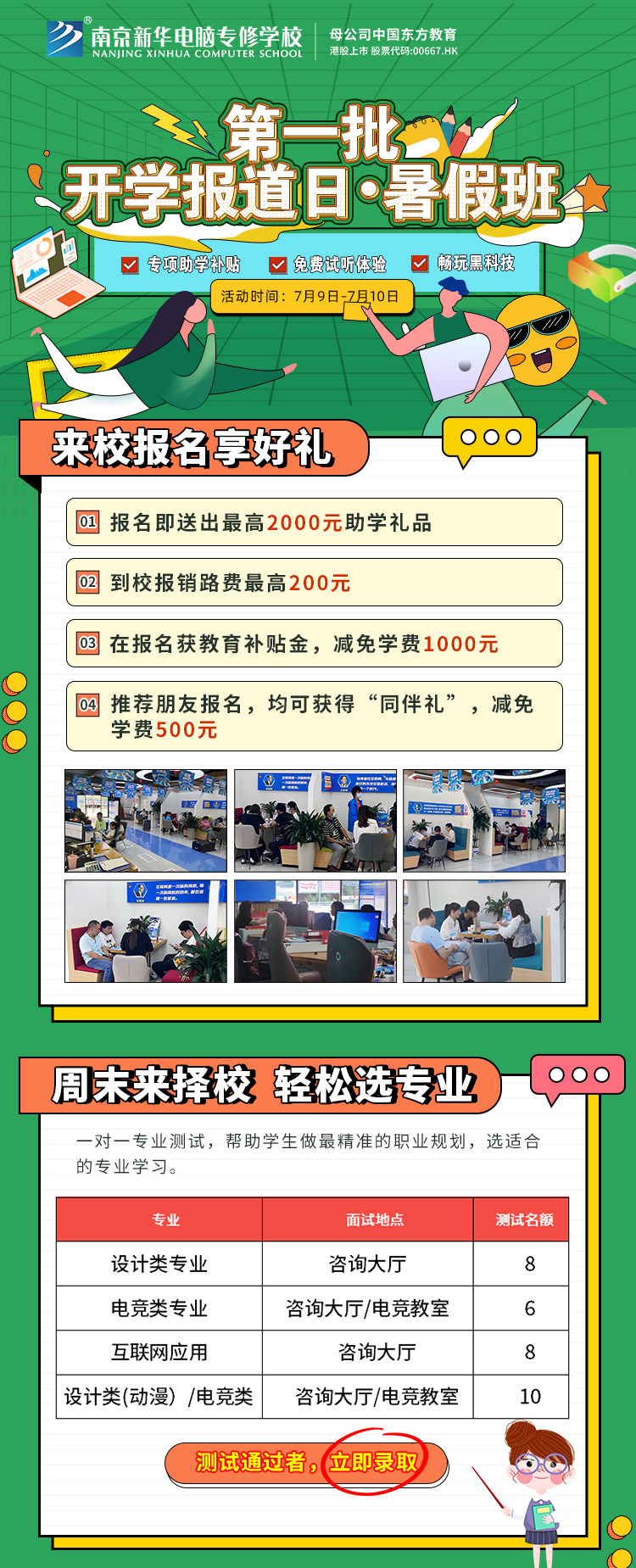 南京新華第一批開學(xué)報到日·暑假班開班啦！