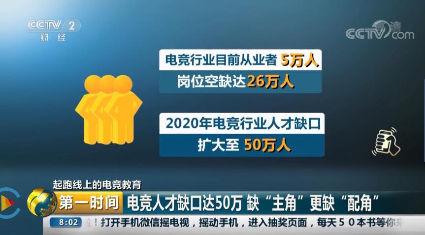 電競行業(yè)50萬個崗位缺口，“職”等你來！